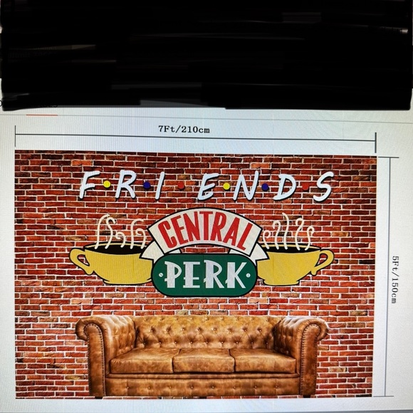 Friends TV Show Bridal Shower Decoration Kit and Photoshoot Backdrop - Picture 4 of 6